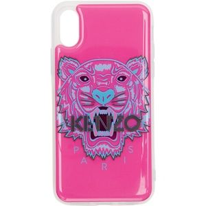 iPhone X/XS Kenzo Pink & Blue 3D Tiger Head Case